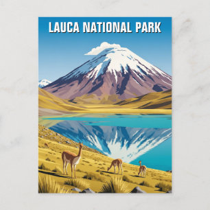 Postal Parque nacional Lauca Chile Viajes