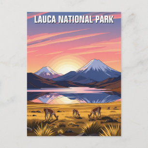Postal Parque nacional Lauca Chile Viajes