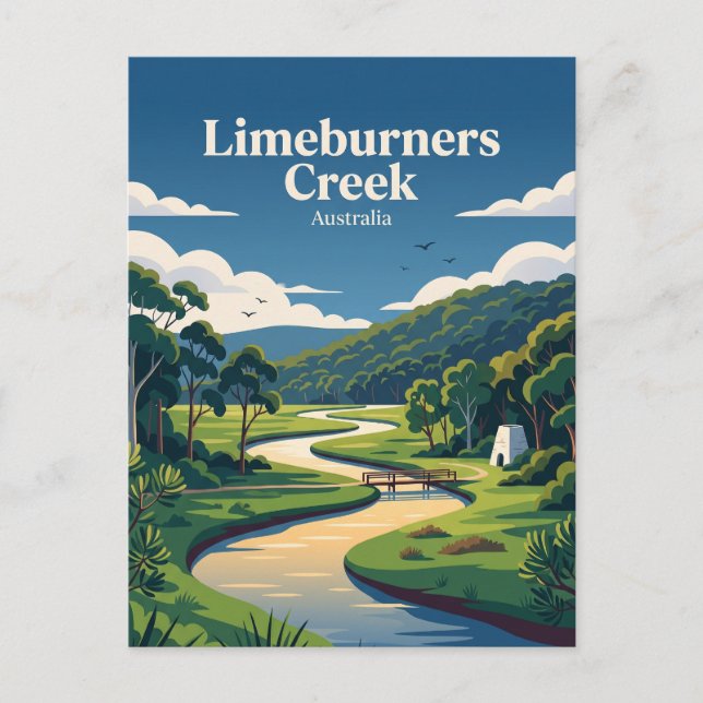 Postal Parque Nacional Limeburners Creek Australia (Anverso)