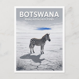 Postal Parque Nacional Makgadikgadi Pans Gweta Botsuana