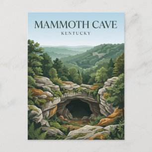 Postal Parque Nacional Mammoth Cave Kentucky