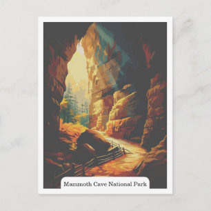 Postal Parque Nacional Mammoth Cave, Kentucky EE. UU.