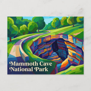 Postal Parque Nacional Mammoth Cave, Kentucky, EE. UU.