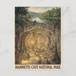 Postal Parque Nacional Mammoth Cave: Viaje por la Cueva