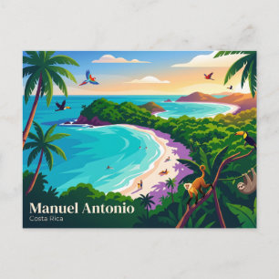 Postal Parque Nacional Manuel Antonio Costa Rica