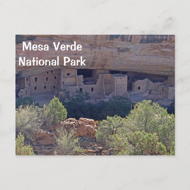 Postal Parque nacional Mesa Verde (Anverso)