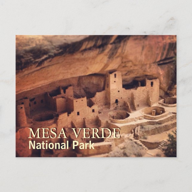 Postal Parque nacional Mesa Verde (Anverso)