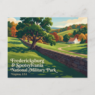 Postal Parque Nacional Militar Fredericksburg & Spotsylva