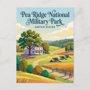 Postal Parque Nacional Militar Pea Ridge Arkansas