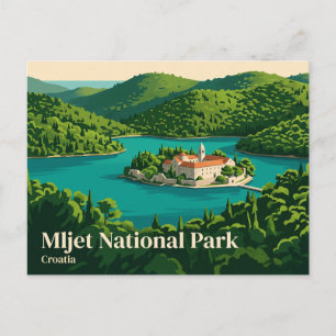 Postal Parque Nacional Mljet Croacia