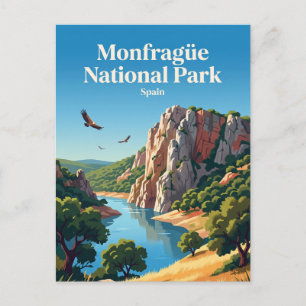 Postal Parque Nacional Monfragüe España