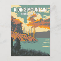 Parque nacional Montaña Riding Canada Vintage