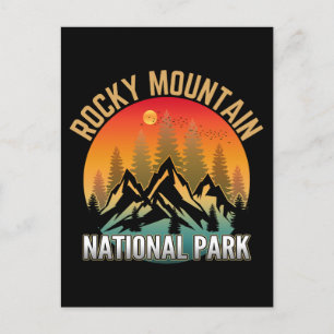 Postal Parque Nacional Montaña Rocky