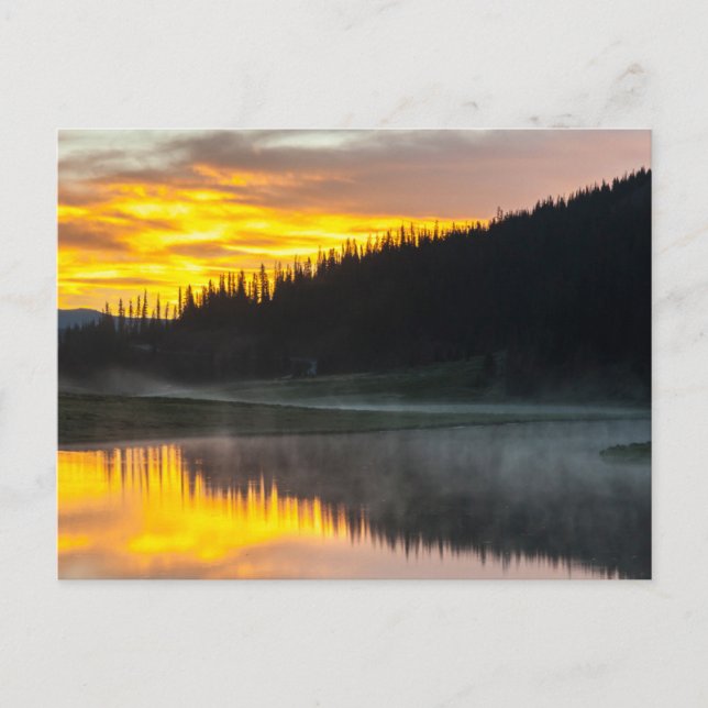Postal Parque Nacional Montañas Rocosas Colorado (Anverso)