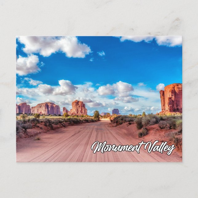 Postal Parque Nacional Monument Valley, Arizona (Anverso)