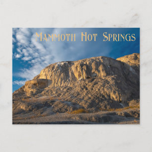 Postal Parque nacional Mound Spring Yellowstone