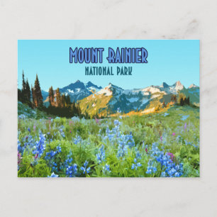 Postal Parque nacional Mount Rainier