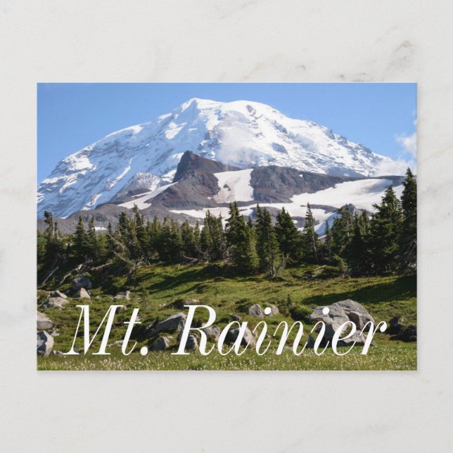 Postal Parque Nacional Mount Rainier, WA. Spray Park (Anverso)