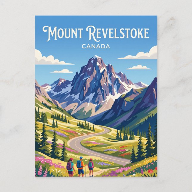 Postal Parque Nacional Mount Revelstoke Canadá (Anverso)