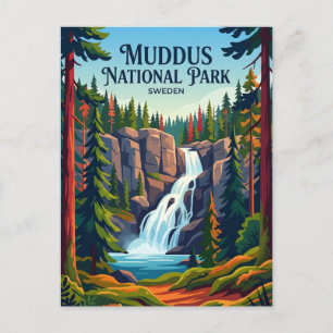 Postal Parque Nacional Muddus Suecia
