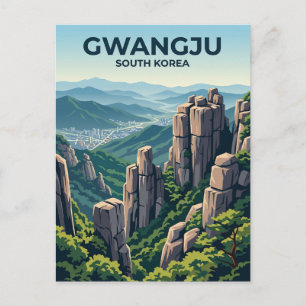 Postal Parque Nacional Mudeungsan Corea del Sur