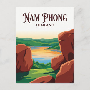 Postal Parque Nacional Nam Phong Tailandia