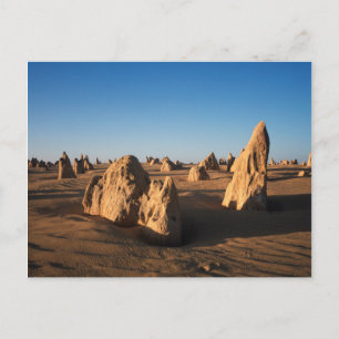Postal Parque nacional Nambung, en el desierto de los Pin