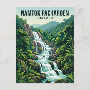 Postal Parque Nacional Namtok Pacharoen Tailandia