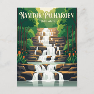 Postal Parque Nacional Namtok Pacharoen Tailandia