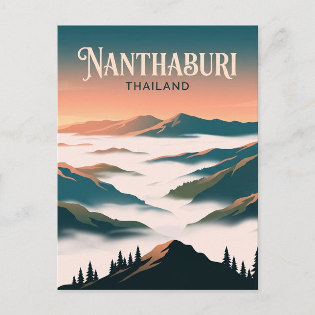 Postal Parque Nacional Nanthaburi Tailandia (Anverso)