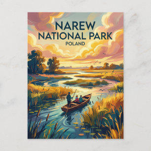 Postal Parque Nacional Narew Polonia