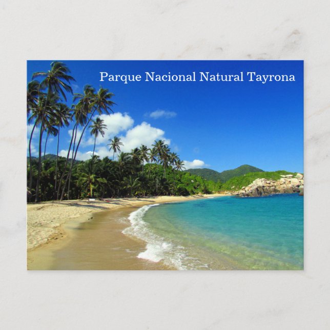 Postal parque nacional natural tayrona (Anverso)