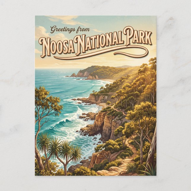 Postal Parque Nacional Noosa Australia (Anverso)