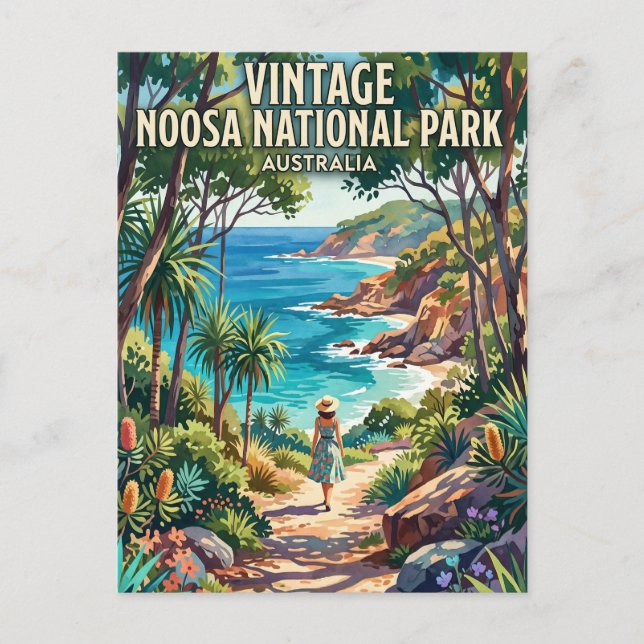Postal Parque Nacional Noosa Australia (Anverso)