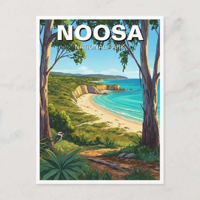 Postal Parque Nacional Noosa Viajes Australia (Anverso)