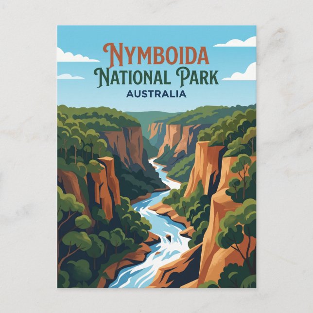 Postal Parque Nacional Nymboida Australia (Anverso)