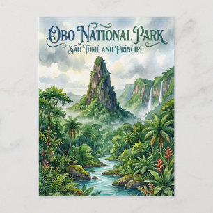 Postal Parque Nacional Obo Santo Tomé y Príncipe