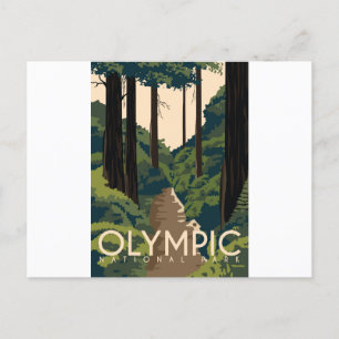 Postal Parque nacional Olímpico