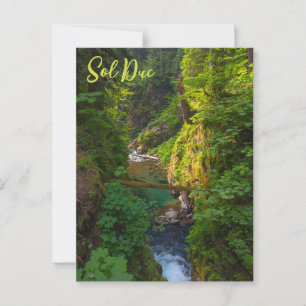 Postal Parque nacional olímpico del Río Sol Duc