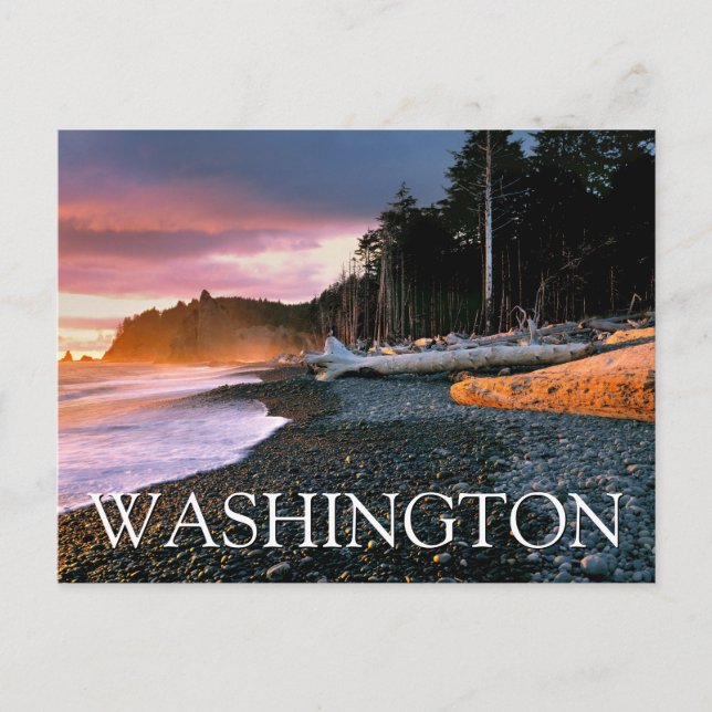 Postal Parque Nacional Olímpico | Estado de Washington Gr (Anverso)