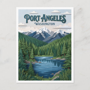 Postal Parque Nacional Olímpico Port Angeles Washington