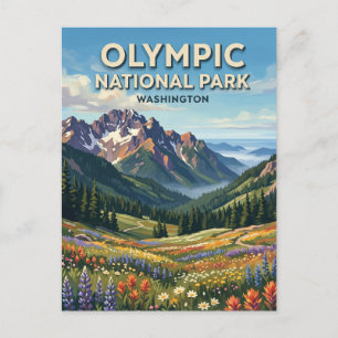 Postal Parque Nacional Olympic Port Angeles