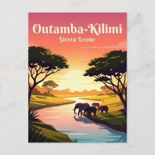 Postal Parque Nacional Outamba-Kilimi Sierra Leona