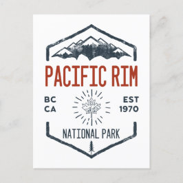 Postal Parque nacional Pacific Rim Canada Vintage