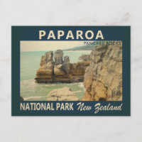 Parque nacional Paparoa Nueva Zelanda Vintage