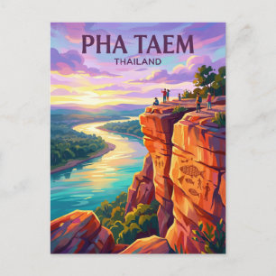 Postal Parque Nacional Pha Taem Tailandia