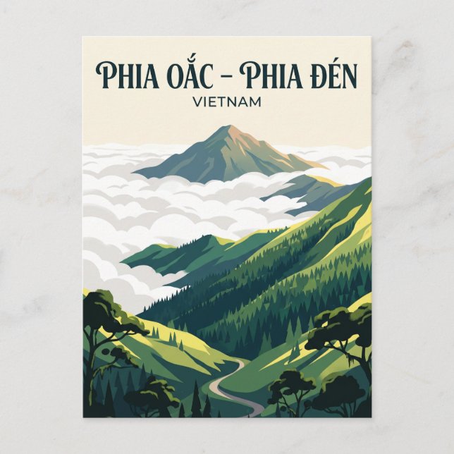 Postal Parque Nacional Phia Oắc – Phia Đén Vietnam (Anverso)