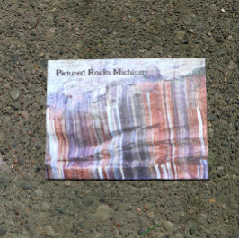 Postal Parque Nacional Pictured Rocks Michigan