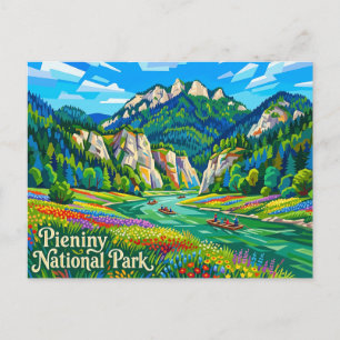 Postal Parque Nacional Pieniny Polonia