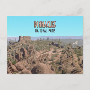 Postal Parque nacional Pinnacles California